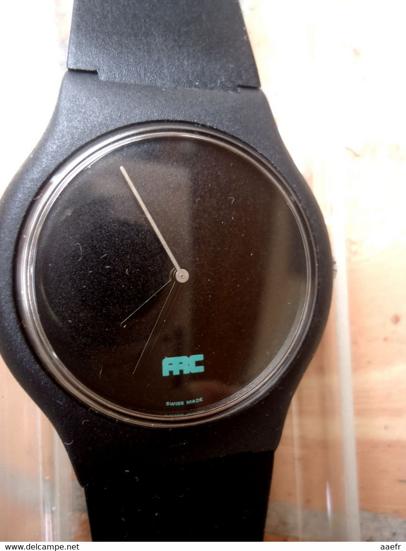 2 Montres Publicitaires Type "Swatch" (années '80) - Folio Junior, ARC Computers - Advertisement Watches