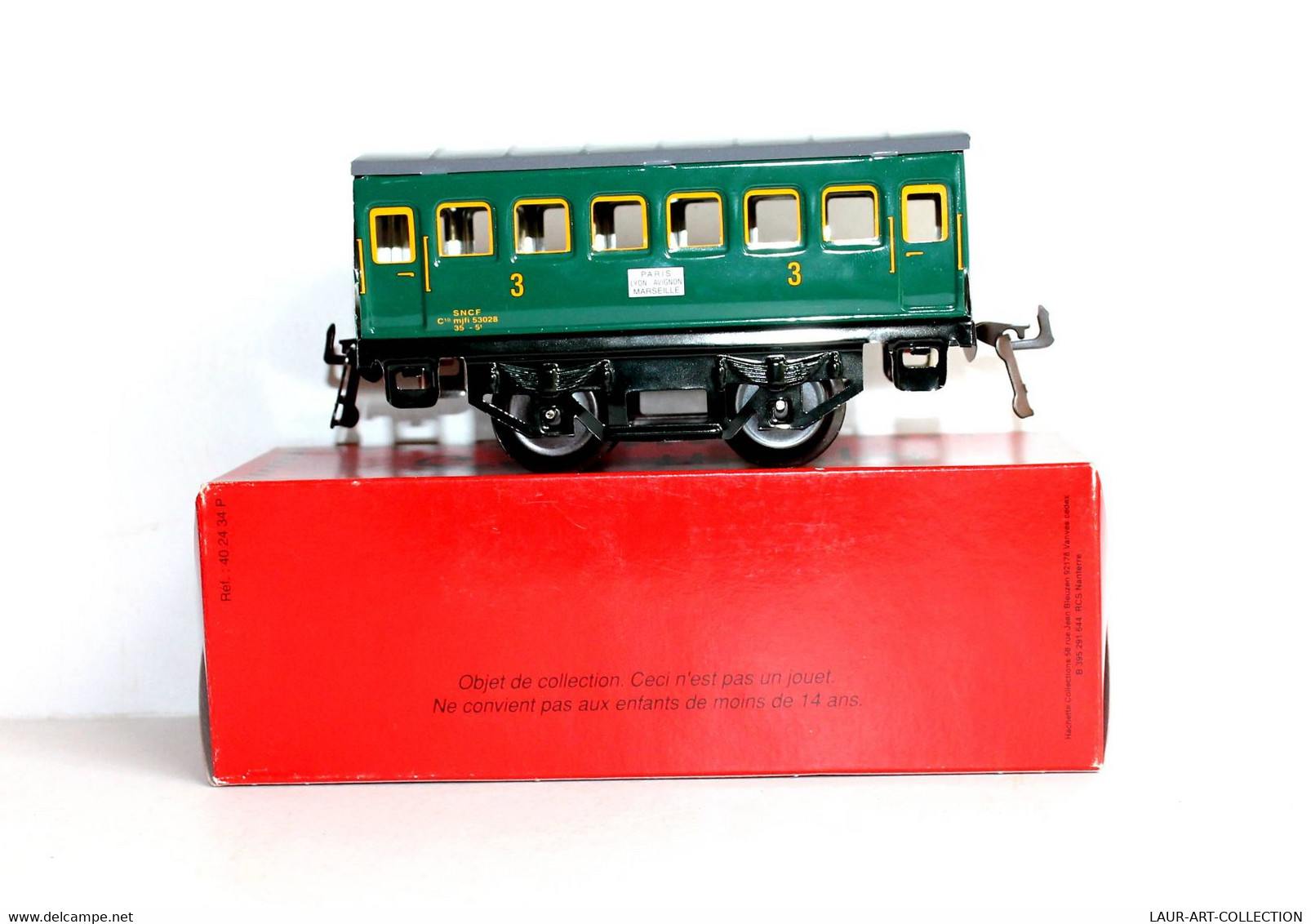 SERIE HORNBY - VOITURE VOYAGEUR - ECH O - 3e CLASSE - Mjfi 53028 PARIS MARSEILLE / FERROVIAIRE TRAIN CHEMIN FER (2105.6) - Voitures Voyageurs