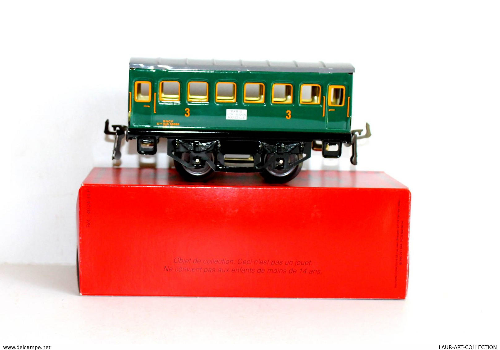 SERIE HORNBY - VOITURE VOYAGEUR - ECH O N°40 2371 3e CLASSE Mjfi 53028 PARIS-MAR / FERROVIAIRE TRAIN CHEMIN FER (2105.12 - Passenger Trains