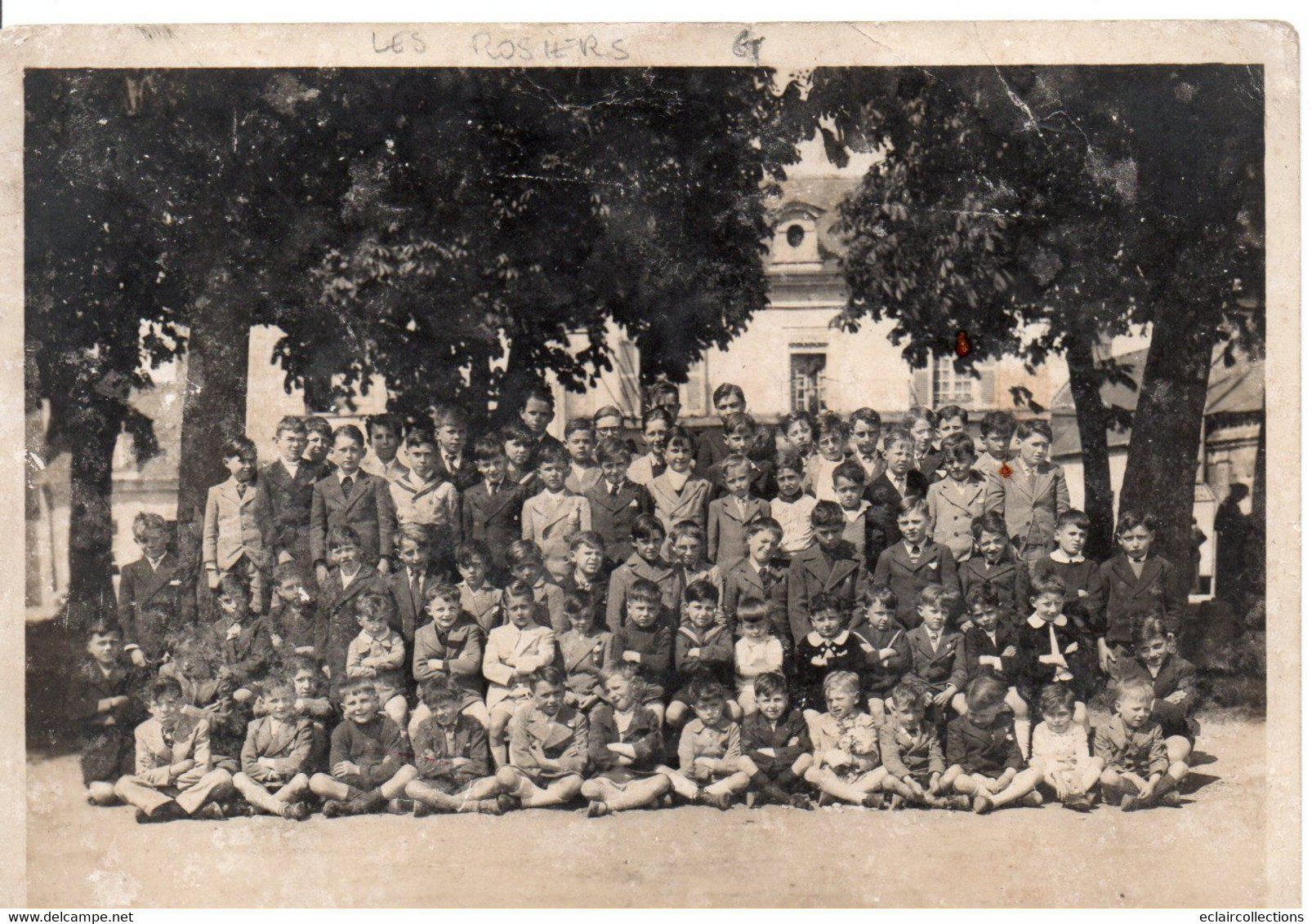 Les Rosiers Sur Loire    49      Photo D'un Groupe D'adolescents. Ecoliers ??   (voir Scan) - Altri & Non Classificati