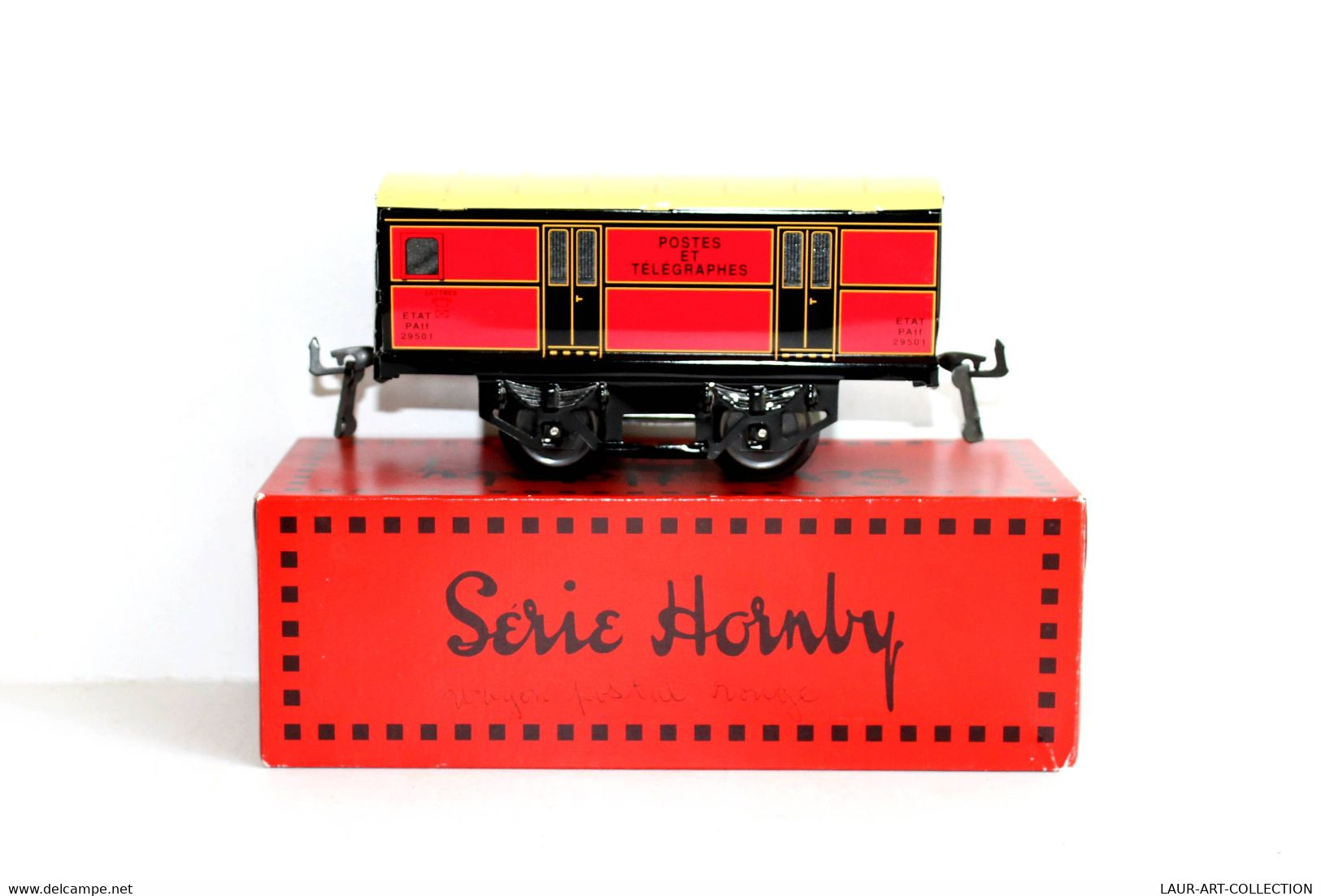 SERIE HORNBY - WAGON MARCHANDISE - ECH O N°402385S - POSTES ET TELEGRAPHES 29501 / FERROVIAIRE TRAIN CHEMIN FER (2105.19 - Passagierwagen