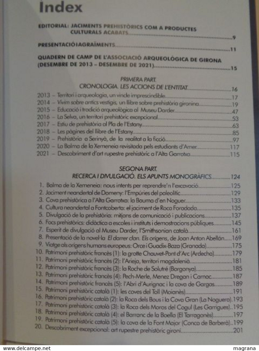 Quadern De Prehistòria Catalana. Número 22. 2021. Associació Arqueológica De Girona. 204 Pàgines. - Practical