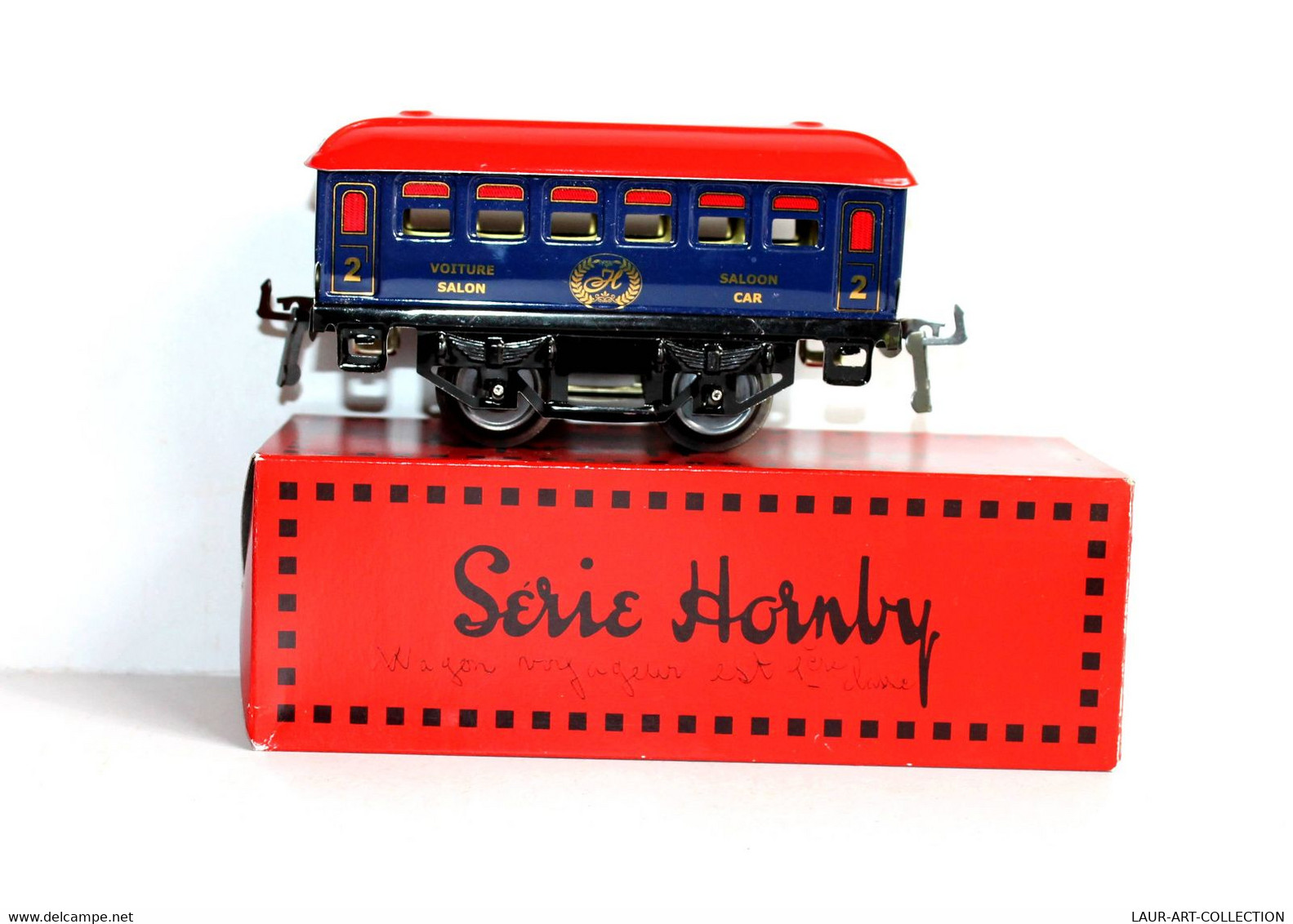 HORNBY - WAGON VOITURE SALON VOYAGEUR – ECH O - N°402350R SALOON CAR 2eme CLASSE / FERROVIAIRE TRAIN CHEMIN FER (2105.9) - Passagierwagen