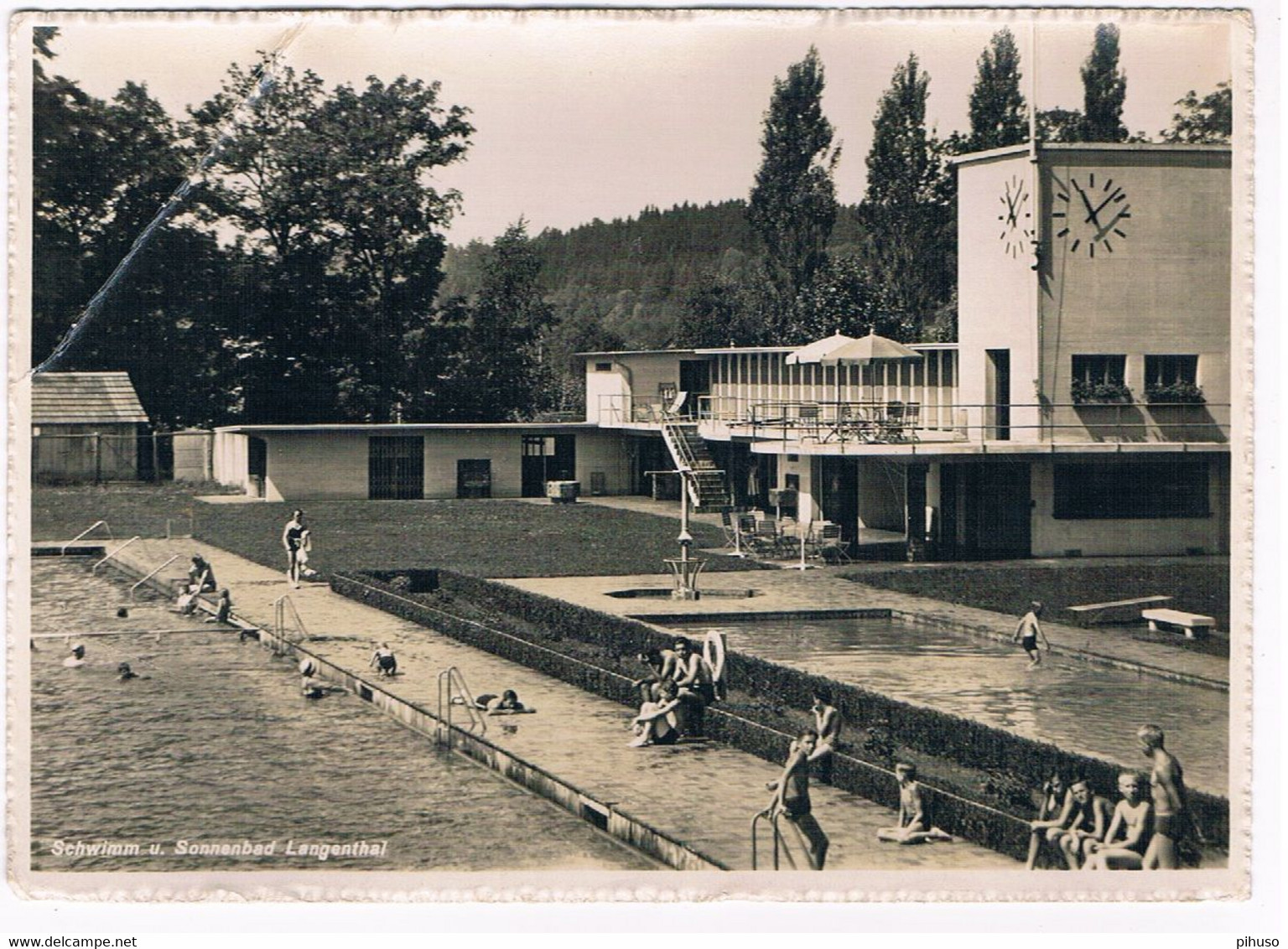 CH-7329  LANGENTHAL : Schwimm U. Sonnenbad - Langenthal