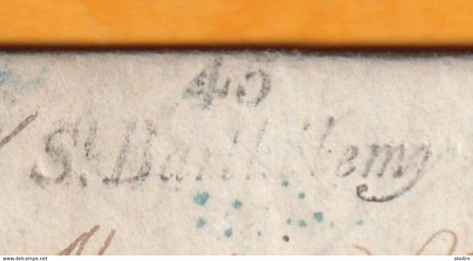 1844 - Cursive 45 St BARTHELEMY D'Agenais, Lot Et Garonne Sur Lettre Familiale De 3 P Vers Paris Via Marmande - 1801-1848: Precursors XIX