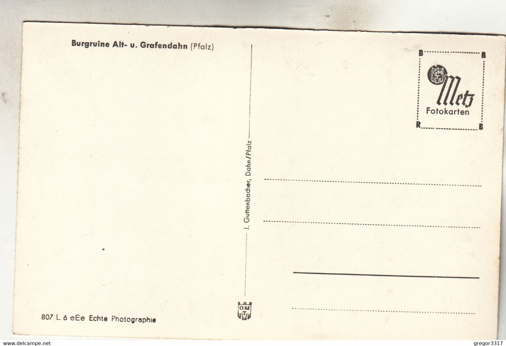 B2552) Burgruine ALT- Und GRAFENDAHN - DAHN - Pfalz Alt ! - Dahn