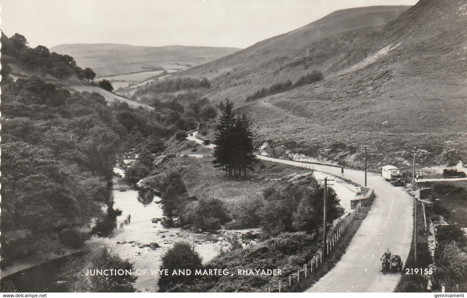 RHAYADER  -JUNCTION OF WYE AND  MARTEG - Radnorshire