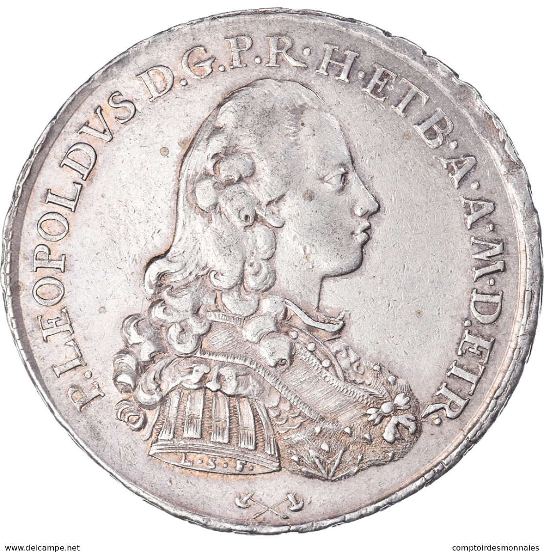 Monnaie, États Italiens, TUSCANY, Pietro Leopoldo, Francescone, 10 Paoli, 1776 - Toscane