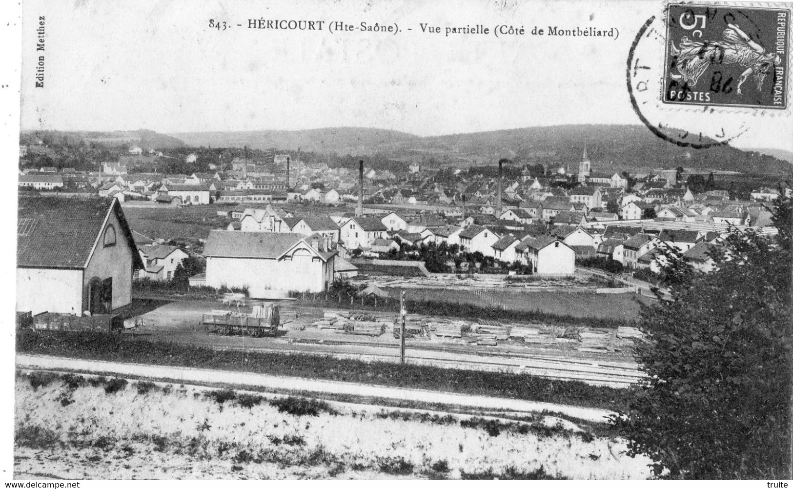 HERICOURT VUE PARTIELLE (COTE DE MONTBELIARD ) - Héricourt