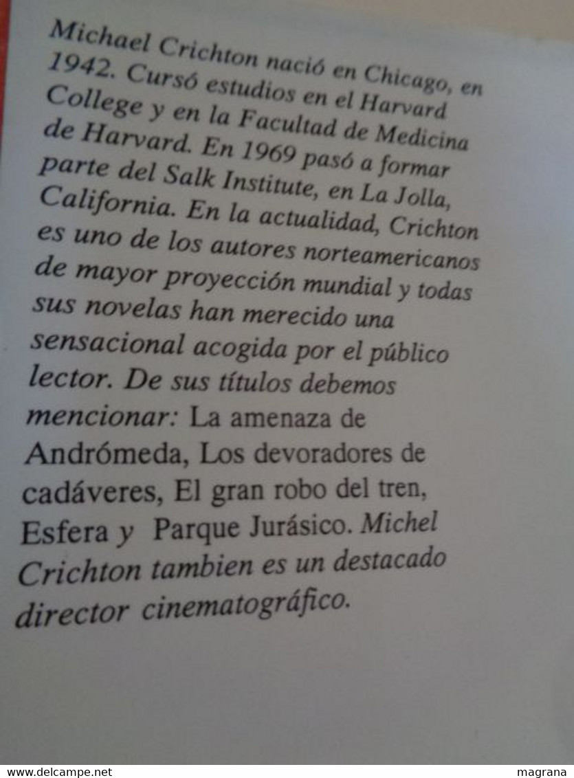 Sol Naciente. Michael Crichton. Plaza & Janes Exitos. 1992. 352 Páginas. - Azione, Avventura