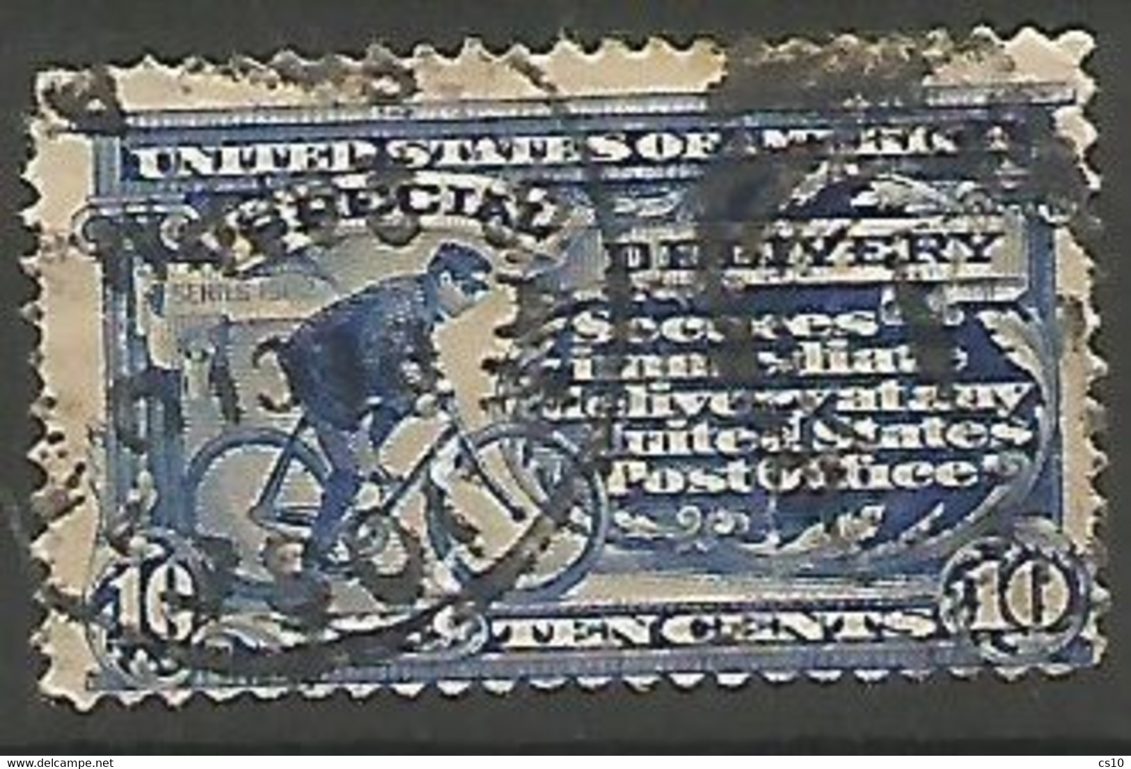 USA 1902 Speedy Express Special Delivery SC#E6 C.10 P.12 WMK1 - Good Used - Express & Einschreiben