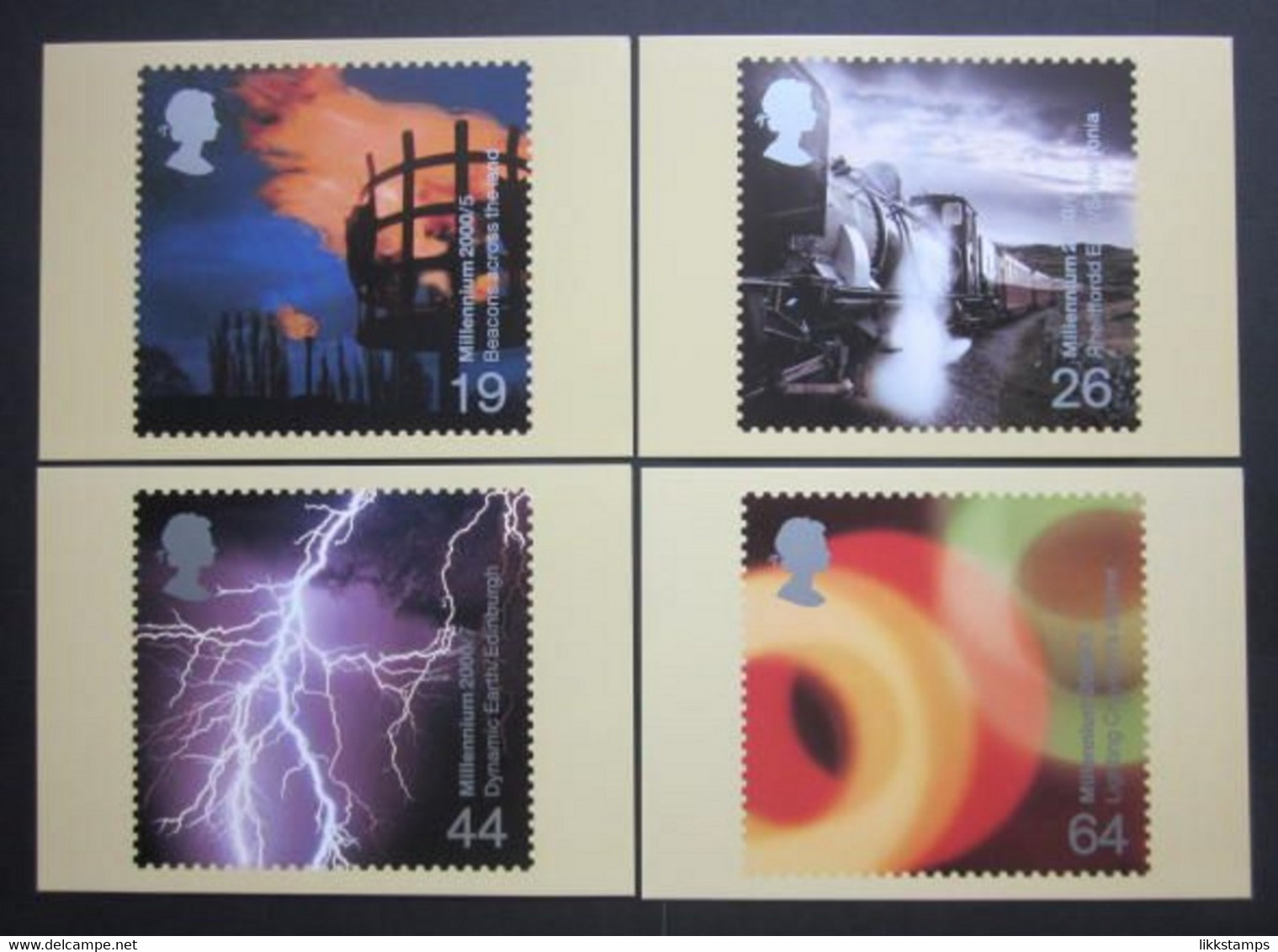 2000 'FIRE AND LIGHT' P.H.Q. CARDS UNUSED, ISSUE No. 216 (B) #00913 - Tarjetas PHQ