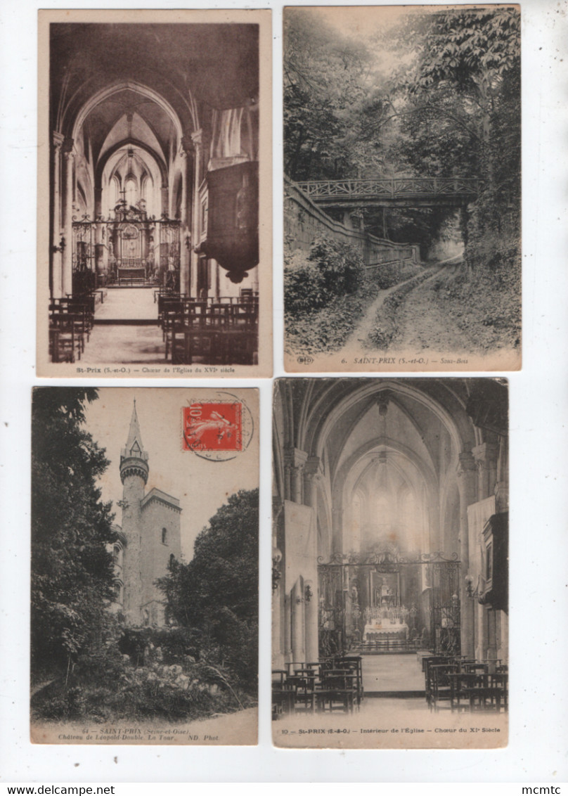 12 Cartes   - Saint Prix    -(95. Val D'Oise) - Saint-Prix