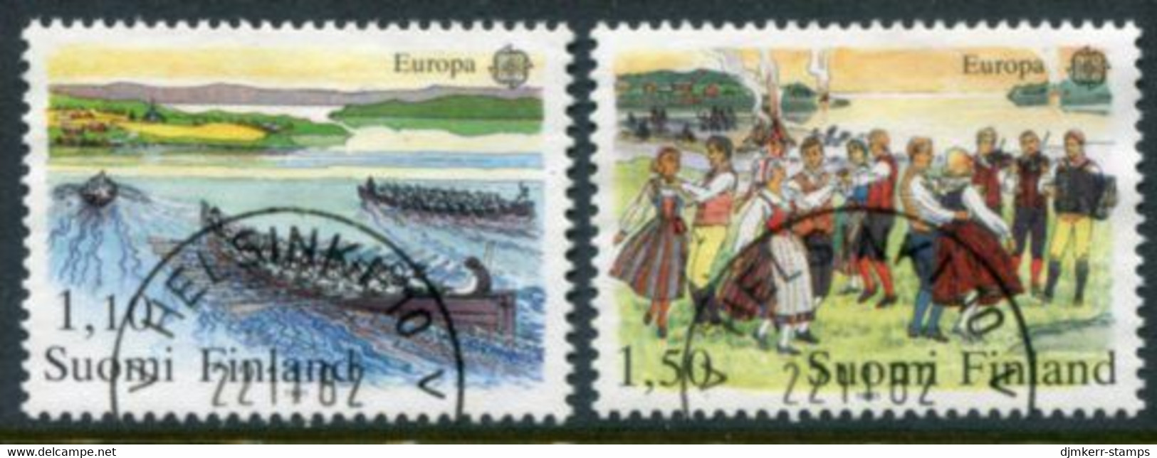 FINLAND 1981 Europa: Folklore  Used.  Michel 881-82 - Gebraucht