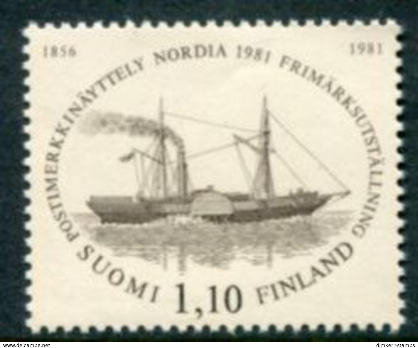 FINLAND 1981 NORDIA '81 Philatelic Exhibition MNH / **.  Michel 880 - Unused Stamps