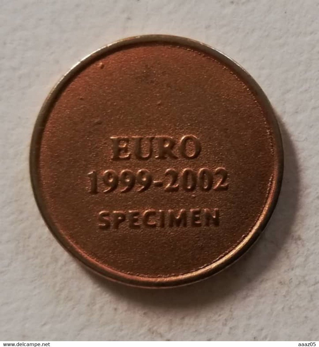 BELGIQUE Jeton EURO SPECIMEN 1999-2002 - Non Classés