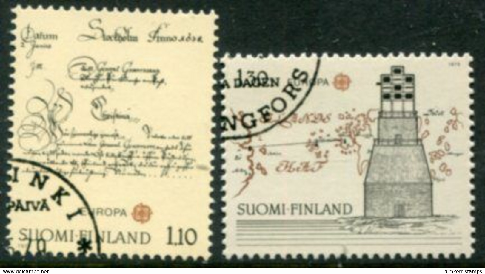 FINLAND 1979 Europa: History Of The Post  Used.  Michel 842-43 - Gebraucht