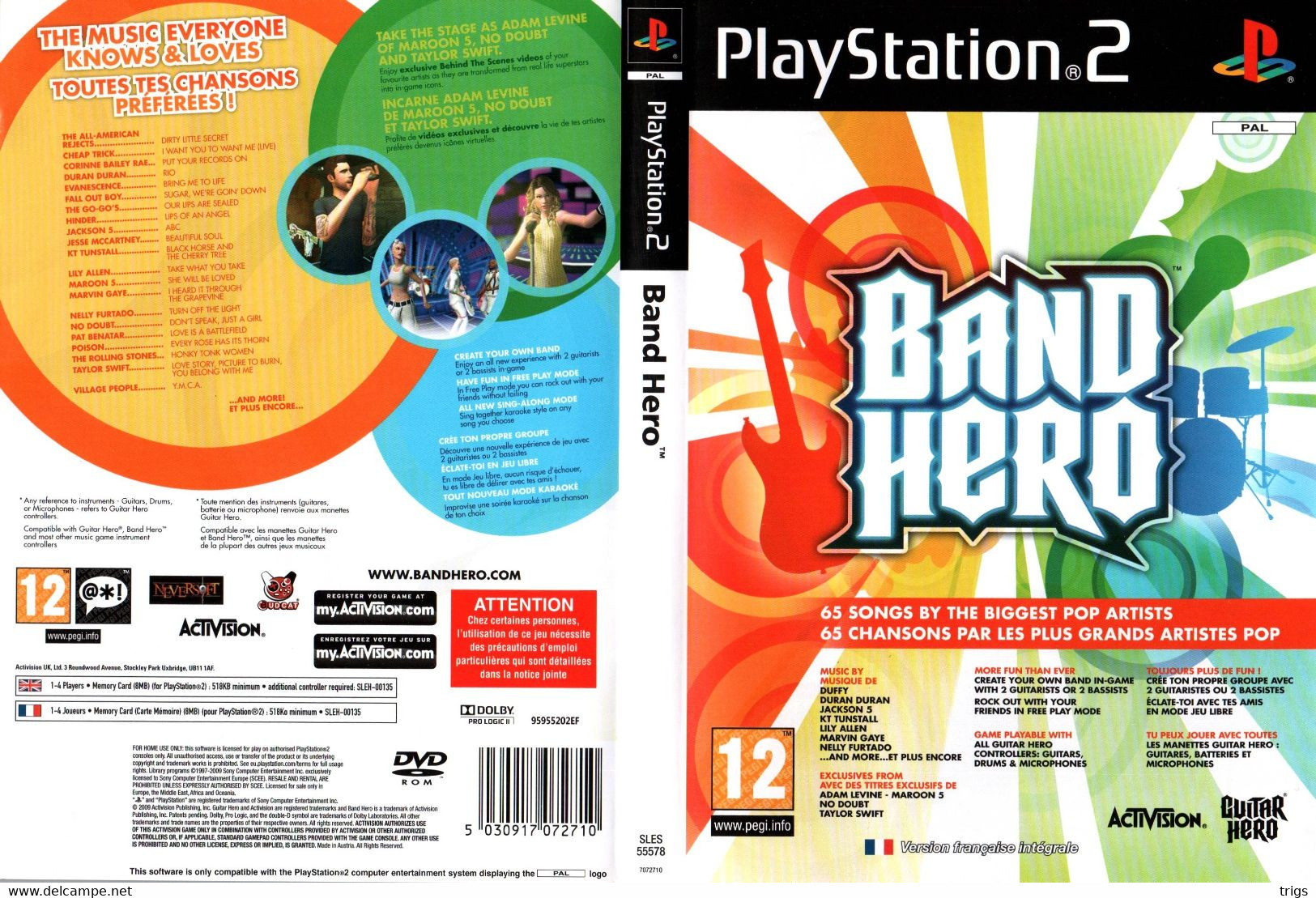 PlayStation 2 - Band Hero - Playstation 2