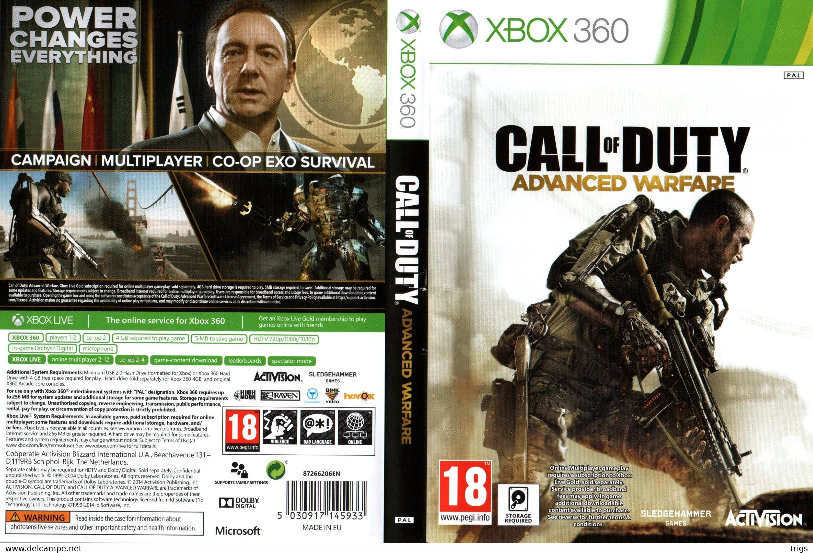 X Box 360 - Call Of Duty: Advanced Warfare - Xbox 360