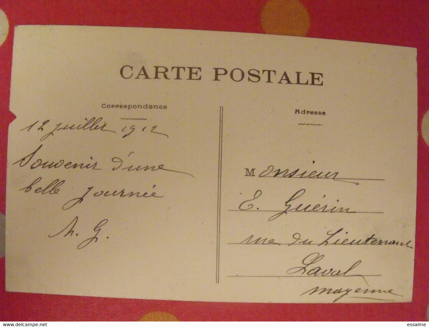 Carte Postale Maine Et Loire 49. Chateauneuf Sur Sarthe. Une Vue Sur La Sarthe. Barque Pêcheur - Chateauneuf Sur Sarthe