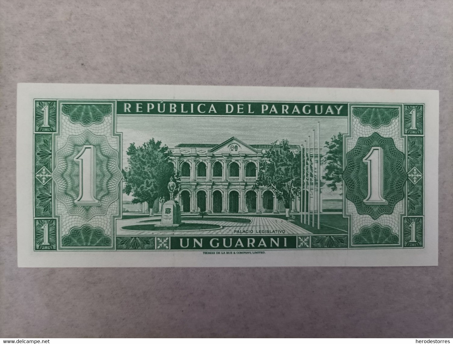 Billete De Paraguay De 1 Guaraní Serie A, UNC - Paraguay