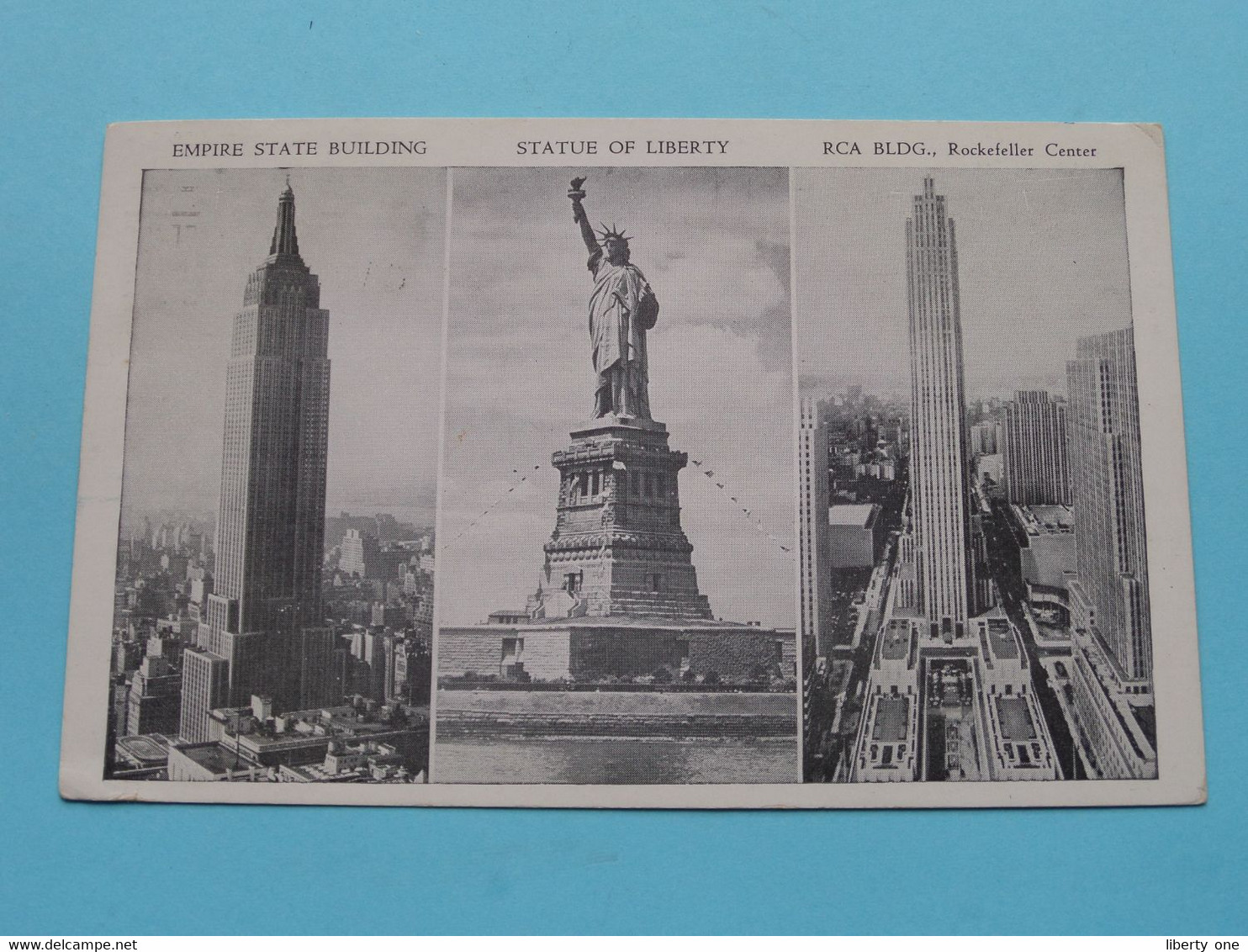 EMPIRE / LIBERTY / RCA BLDG, New York ( Edit. East & West Postcard C°) 1953 ( See Scans ) ! - Mehransichten, Panoramakarten