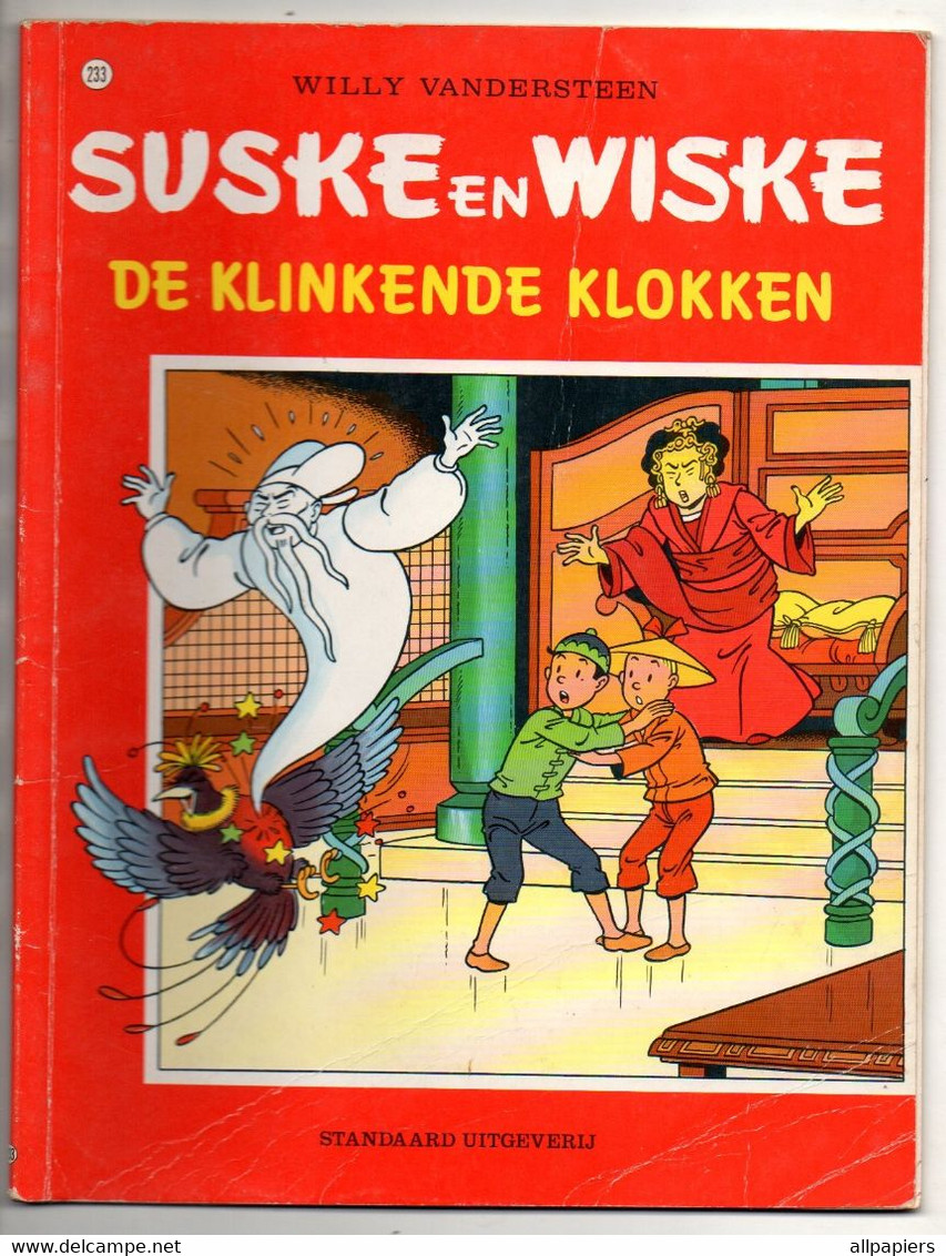 Suske En Wiske N°233 De Klinkende Klokken Par Vandersteen - Standaard Uitgeverij De 1992 - D/1971/0034/304 - 1/9/1992 - Suske & Wiske