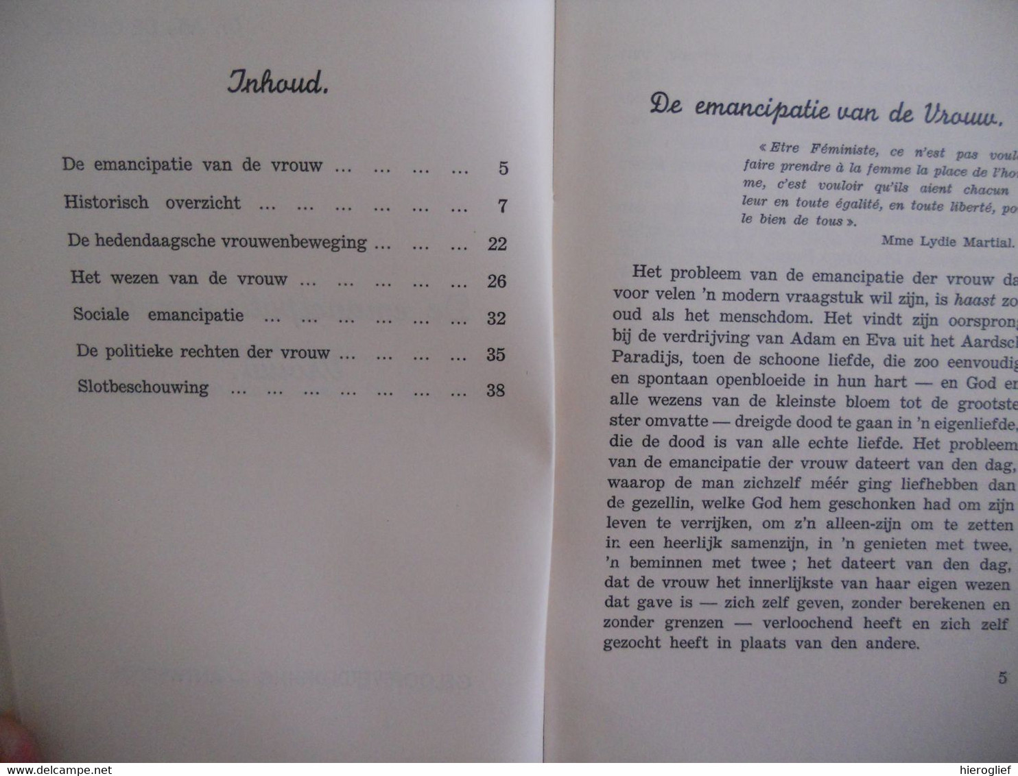 FAMILIELEVEN - DE EMANCIPATIE Van De VROUW Door Dr. Julia De Clerck  / Antwerpen Geloofsverdediging 1941 Rechten - Anciens