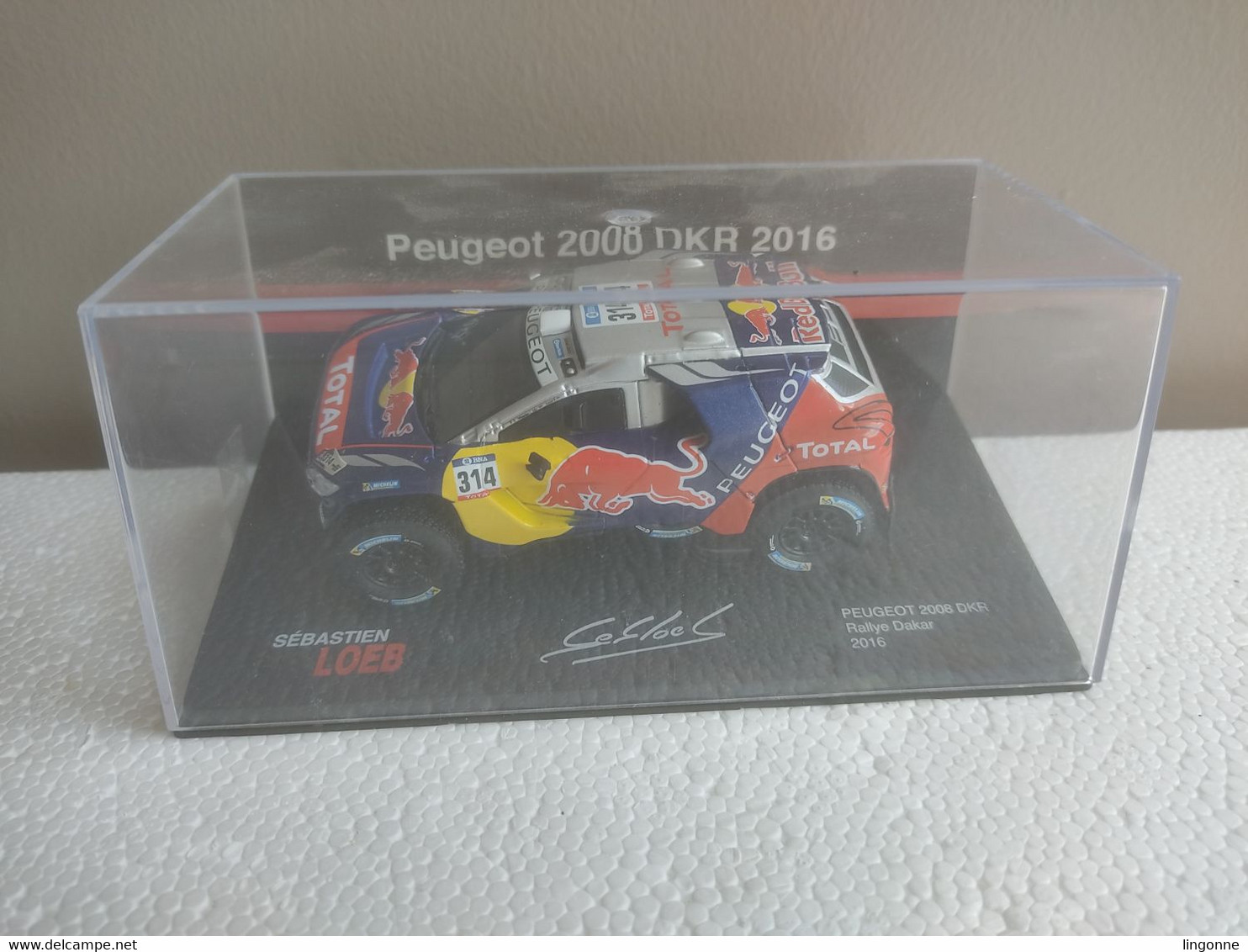 1/43 - Sébastien Loeb - Peugeot 2008 DKR Rallye Dakar 2016 Poids : 202 Grammes - Rally