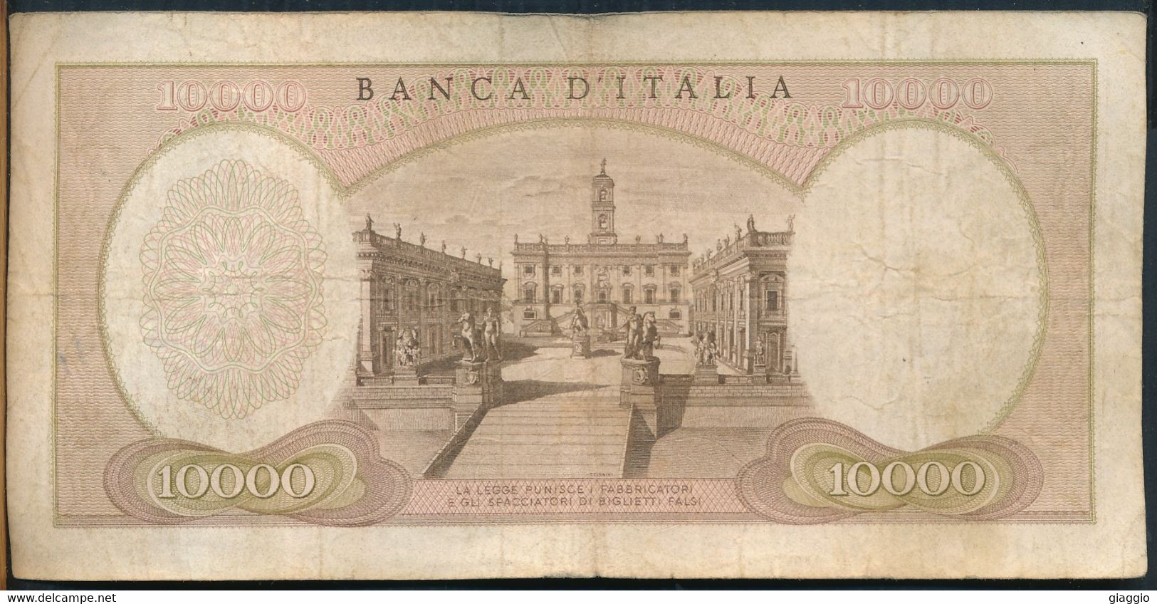 °°° ITALIA - 10000 LIRE MICHELANGELO 20/05/1966 SERIE J °°° - 10000 Lire