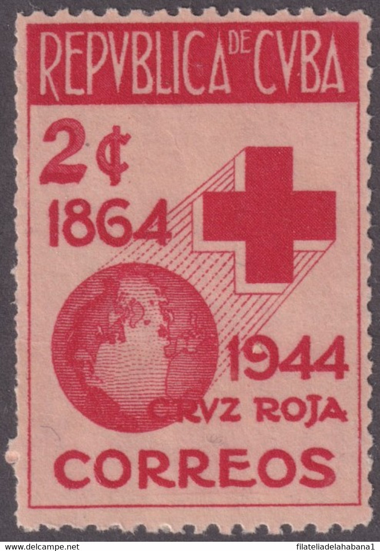 1946-133 CUBA REPUBLICA 1946 MNH CENTENARIO CRUZ ROJA RED CROSS - Neufs