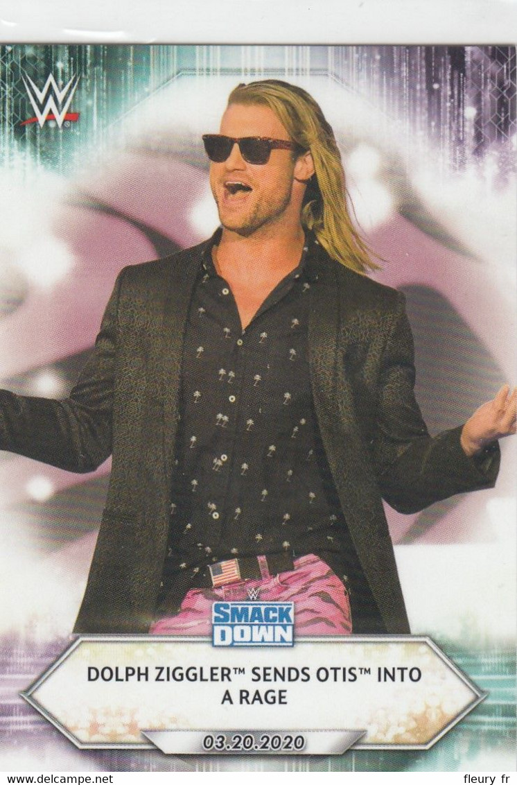 Dolph Ziggler     #40    Sends Otis Into A Rage   2021 Topps WWE - Trading-Karten