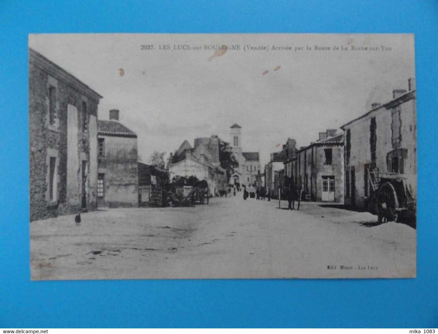 85 - Les Lucs Sur Boulogne - Arrivée Par La Route De La Roche Sur Yon - Les Lucs Sur Boulogne