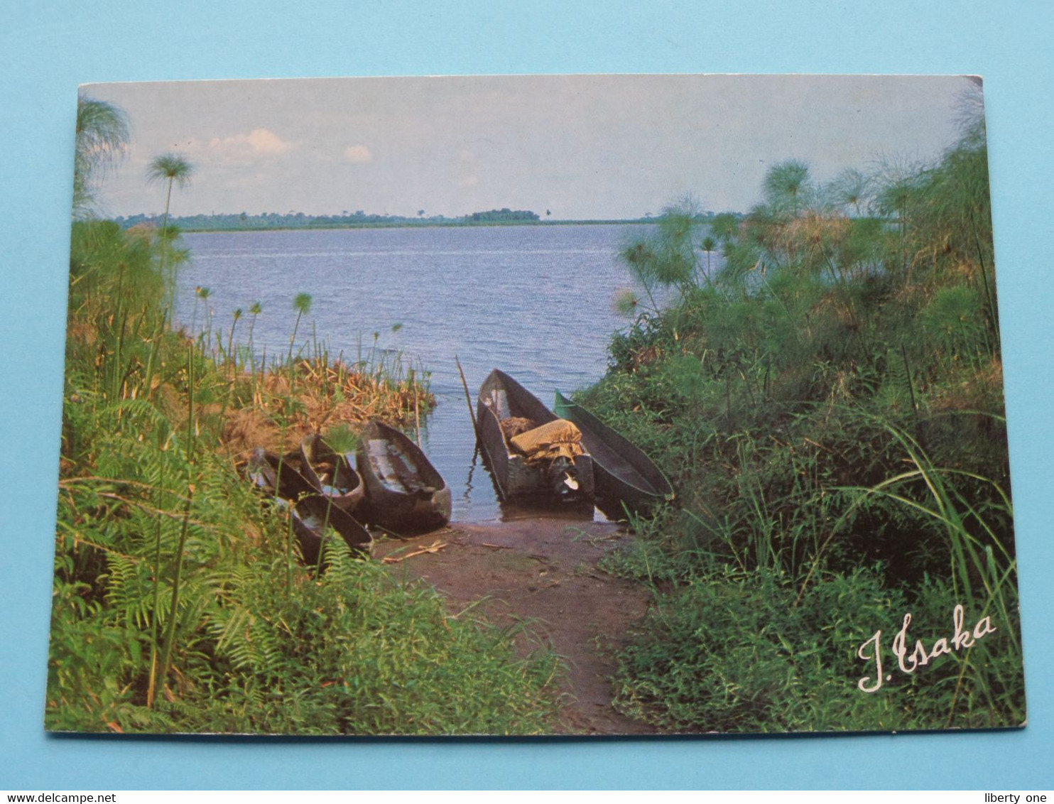 POINTE-NOIRE Pirogues à La Berge De Lac NANGA > CONGO ( Edit. / Photo Tsaka ) Anno 19?? ( See / Voir Scans ) ! - Pointe-Noire