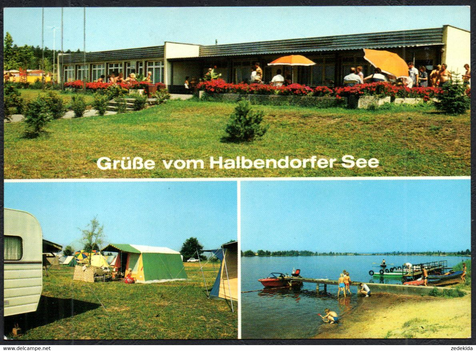 F8066 - TOP Halbendorf - Gaststätte Campingplatz - Bild Und Heimat Reichenbach - Weisswasser (Oberlausitz)