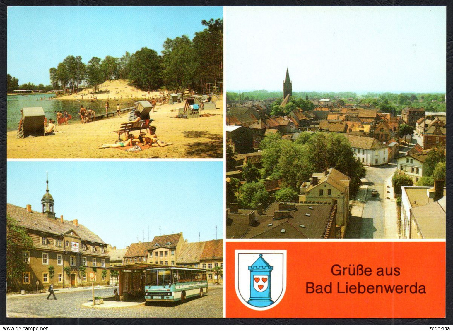 F8073 - TOP Bad Liebenwerda - Ikarus Omnibus - Bild Und Heimat Reichenbach - Bad Liebenwerda