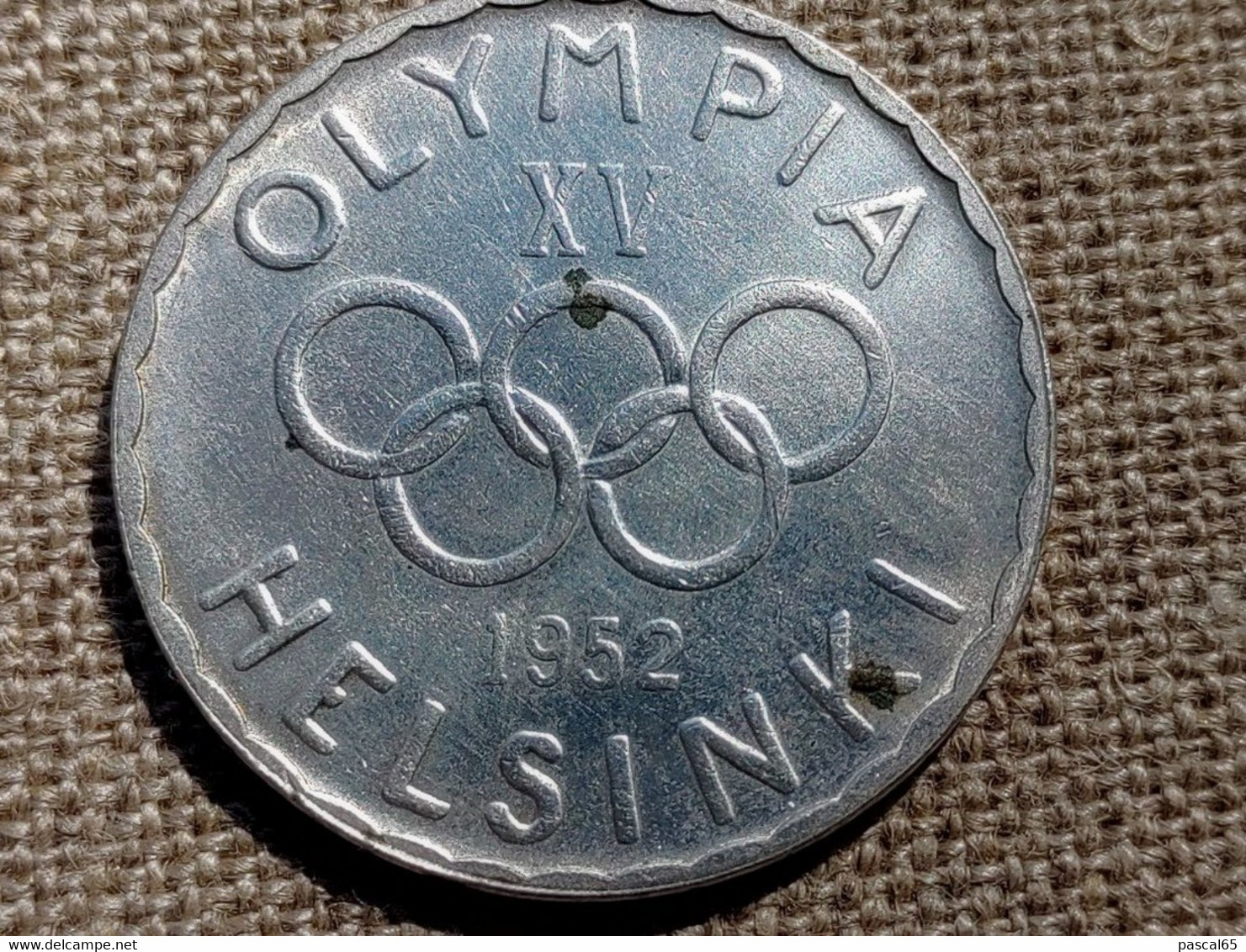 XV Jeux Olympiques Helsinki 1952 500 FIM En Argent - Habillement, Souvenirs & Autres