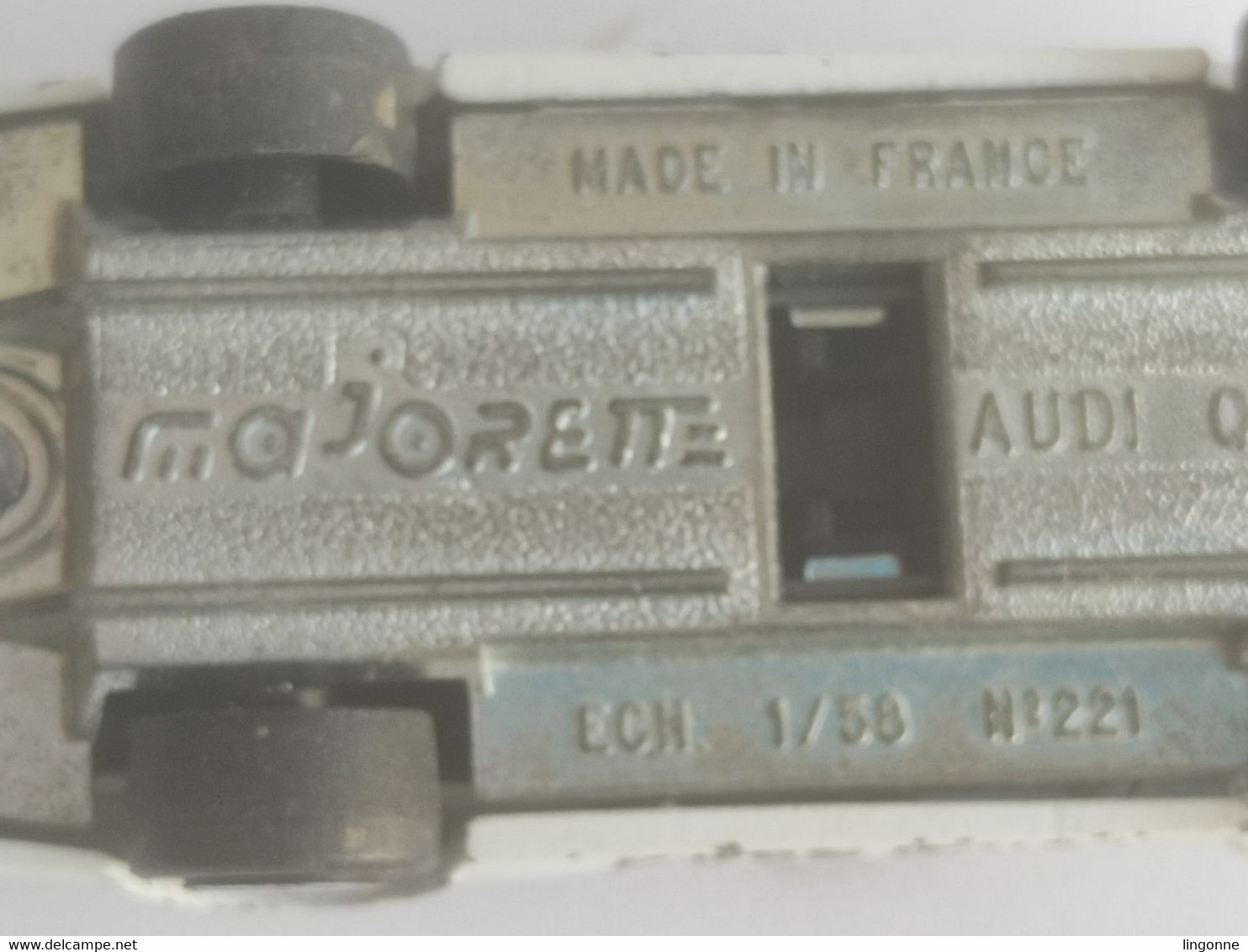 Majorette n°221, Audi quattro blanche, 1/58e
