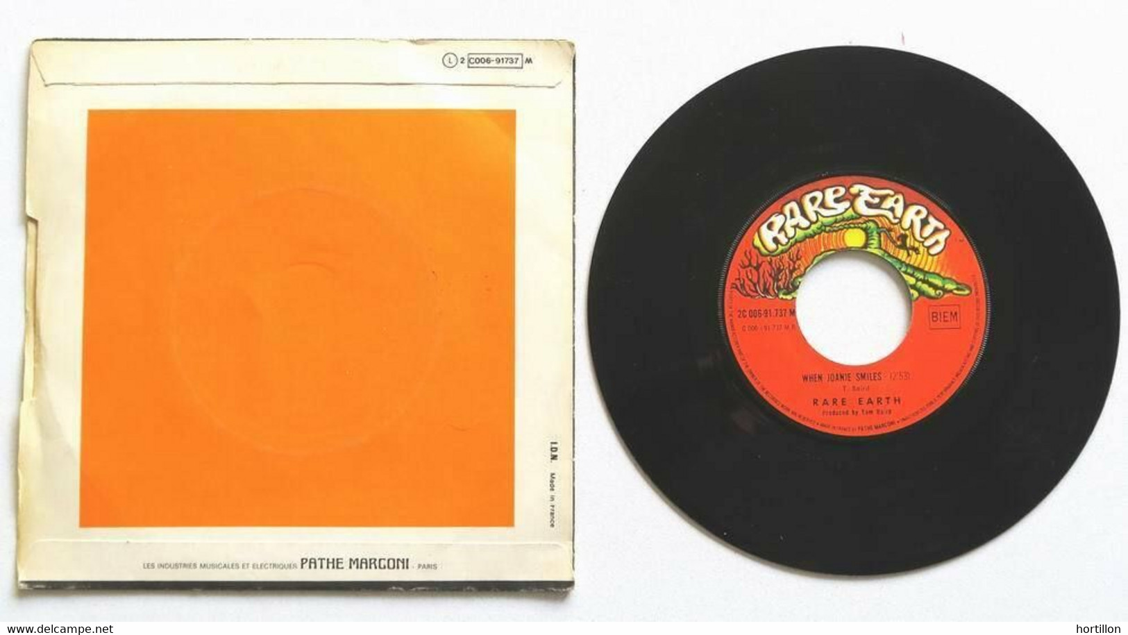 RARE EARTH : I KNOW I'M LOSING YOU / WHEN JOANIE SMILES 7" 45 SP Vinyle France - Soul - R&B