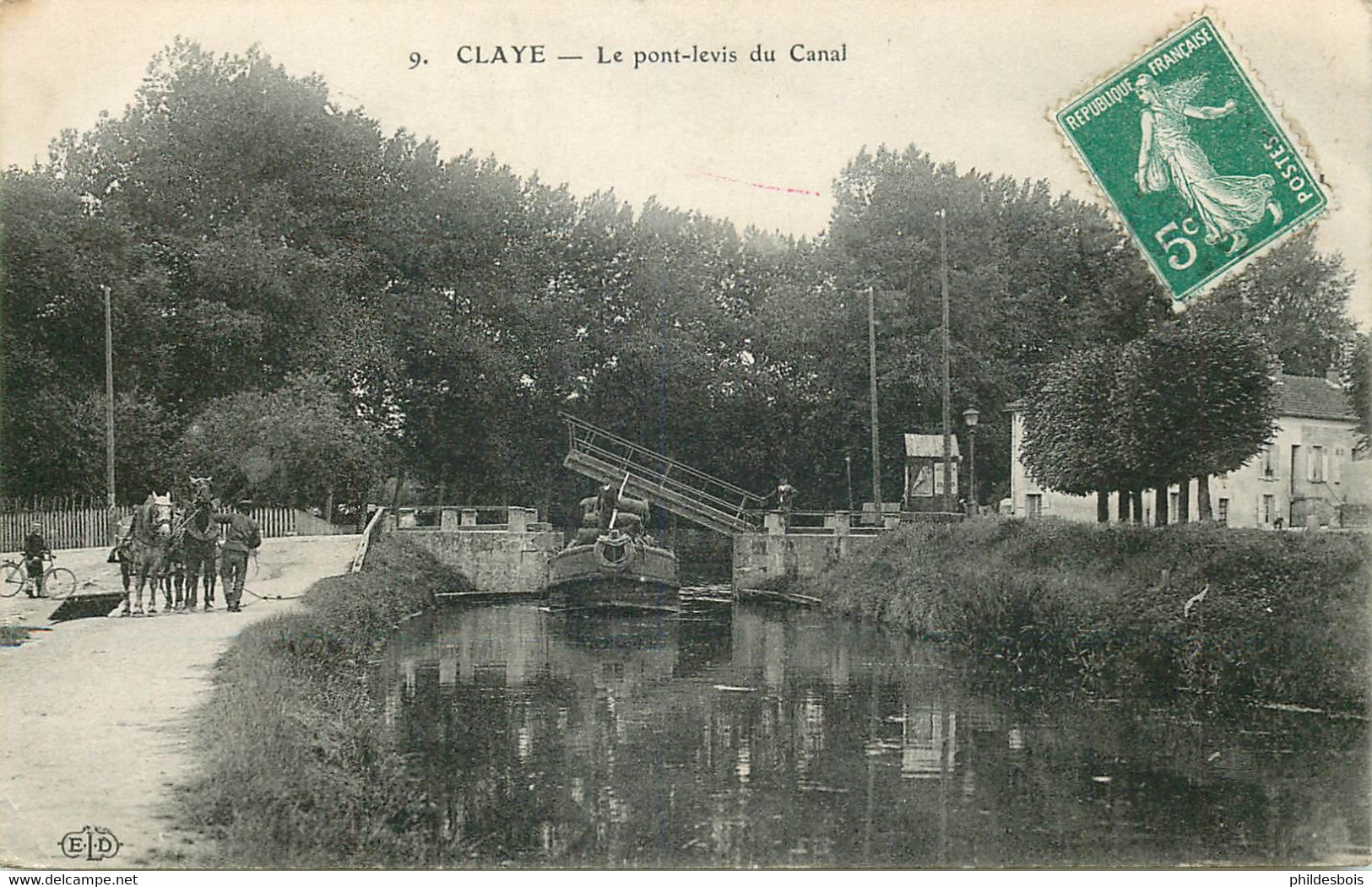 SEINE ET MARNE  CLAYE  Le Pont Levis Du Canal - Claye Souilly