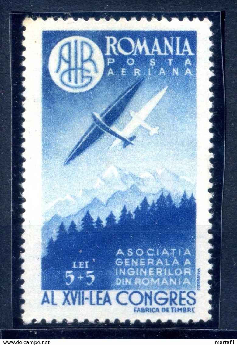 1947 ROMANIA SET MNH ** PA N.43 Posta Aerea - Unused Stamps