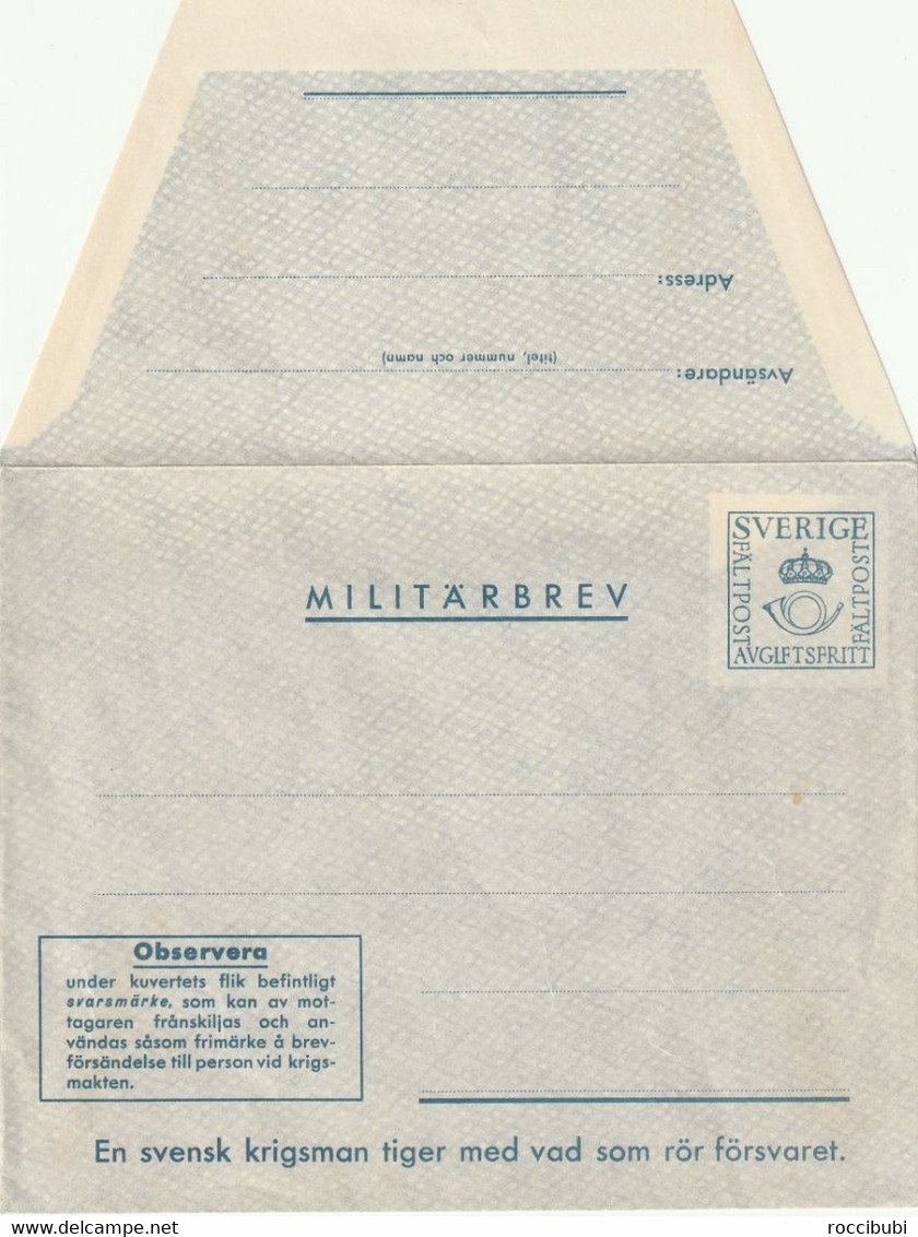 Schweden - Militärbrev - Militärmarken