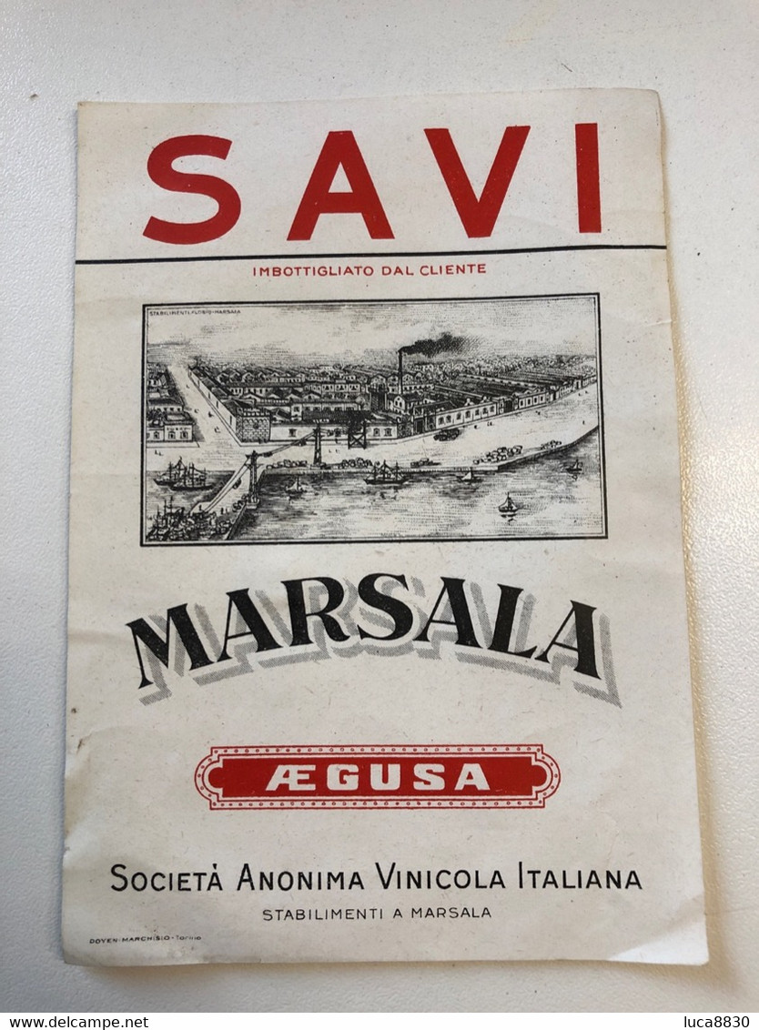 Marsala Etichetta Vino - Marsala