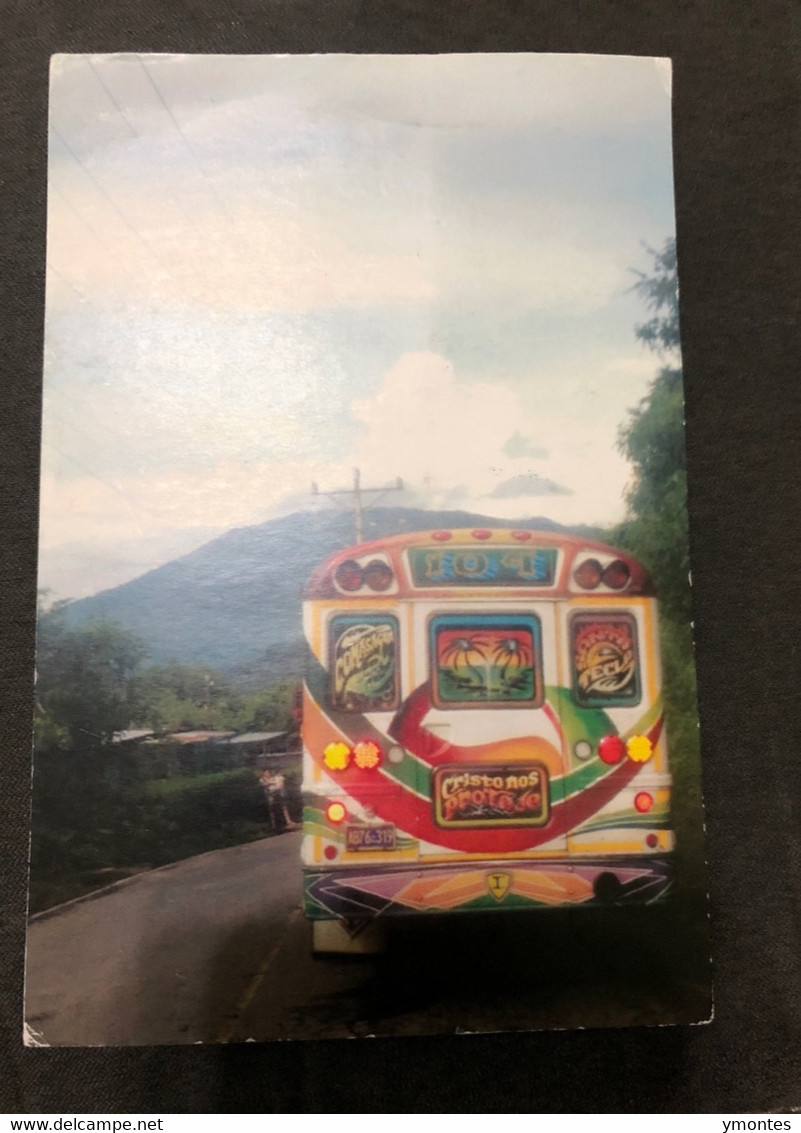 Postcard Bus To Comasagua  2015 - El Salvador