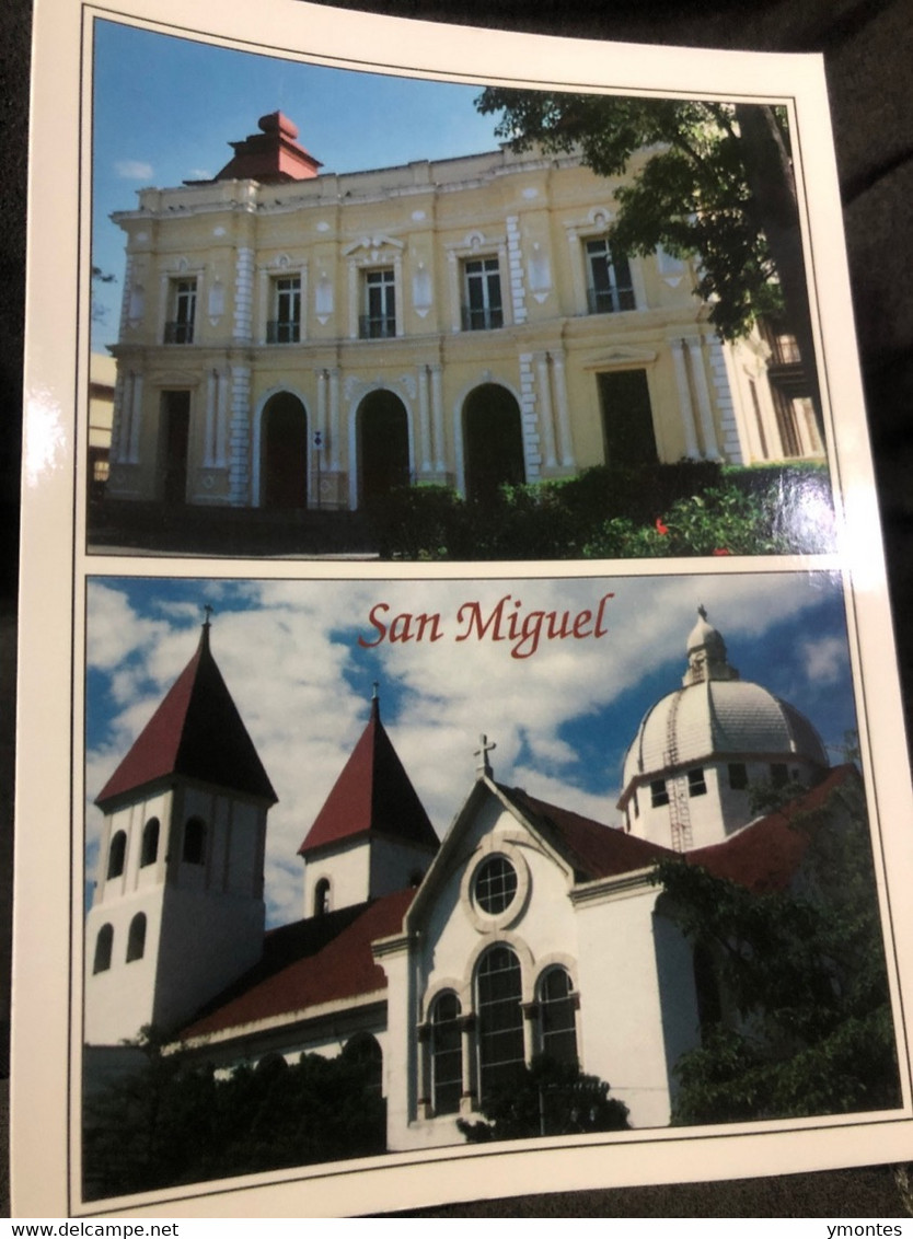 Postcard San Miguel 2016 ( Stamp Fire Brigade) - El Salvador