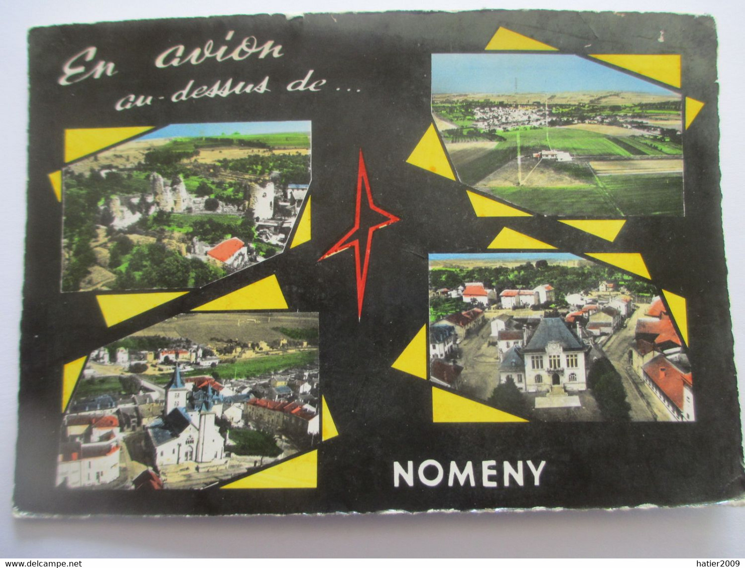 NOMENY Carte MULTIVUES Colorisée - Nomeny