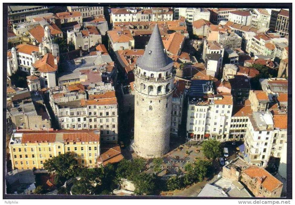 2010 TURKEY ISTANBUL 2010 THE EUROPEAN CAPITAL OF CULTURE - GALATA TOWER POSTCARD - Ganzsachen