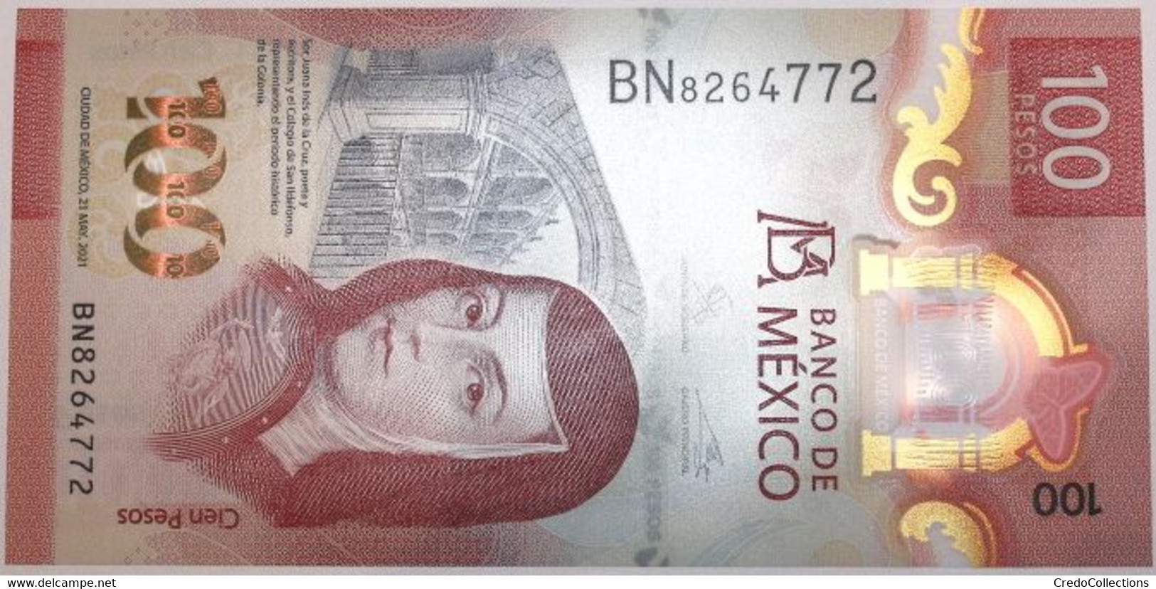 Mexique - 100 Pesos - 2021 - PICK 134d.4 - NEUF - Mexico