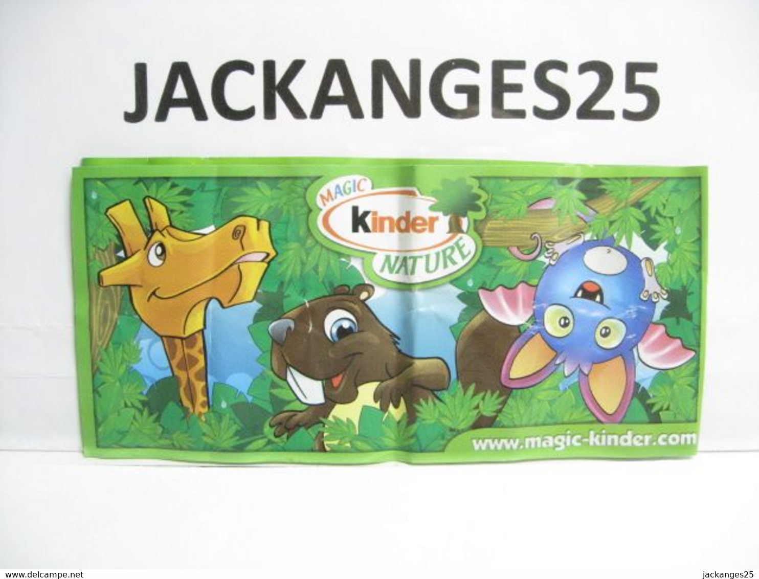 KINDER MPG UN 23 b GIRAFE  ANIMAUX NATURE NATOONS TIERE 2010  2011 + BPZ b