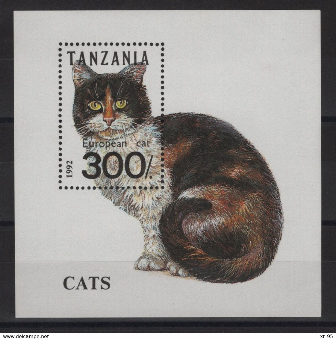 Tanzanie - BF N°205 - Faune - Chat - Cote 3.25€ - ** Neufs Sans Charniere - Tanzania (1964-...)